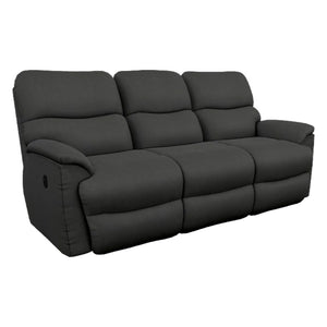 Sofa inclinable aspect cuir noir - Trouper
