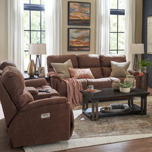 Sofa inclinable aspect cuir noir - Trouper