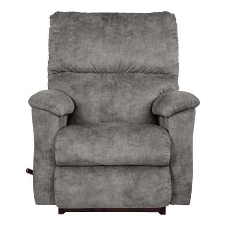 Fauteuil berçant et inclinable en tissu gris - Brooks