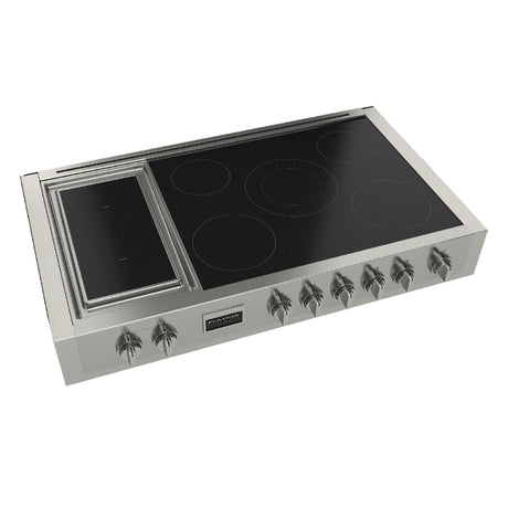Dessus de cuisinière à induction Sofia 48 po, Inox avec 7 zones