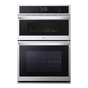 Four mural encastrable combiné intelligent 30 po. Inox