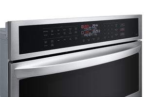 Four mural encastrable combiné intelligent 30 po. Inox