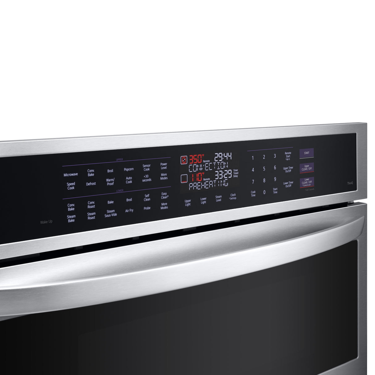 Four encastrable combiné intelligent à convection 30 po. 1,7/4,7 pi³ Inox