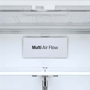 Réfrigérateur porte française 36 po, 28 pi³ à 3 portes Inox noir avec distributeur d'eau et glaçons