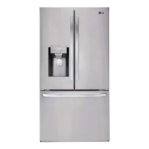 Réfrigérateur à portes françaises 36 po, 28 pi³ Inox avec Distributeur d'eau/glaçons et Wi-Fi