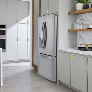 Réfrigérateur à portes françaises 36 po, 28 pi³ Inox avec Distributeur d'eau/glaçons et Wi-Fi