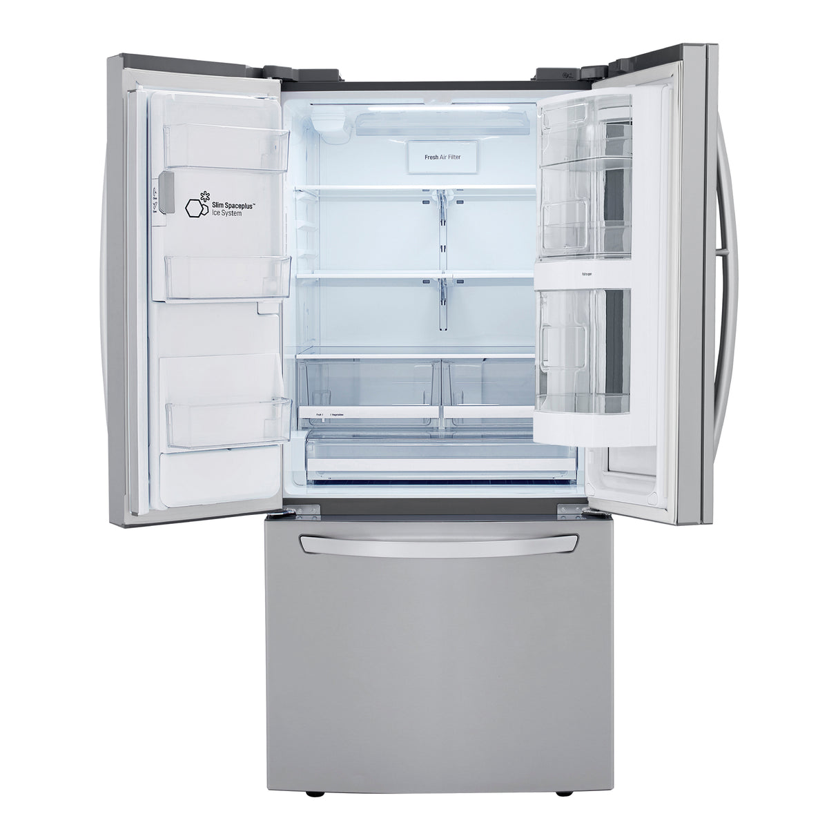 Réfrigérateur portes françaises Inox 33po