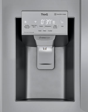 Réfrigérateur portes françaises Inox 33po