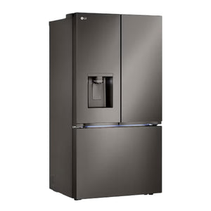 Réfrigérateur porte française à profondeur de comptoir 36 po, 26 pi³ Inox avec Wi-Fi et distributeur d'eau