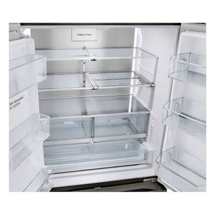 Réfrigérateur porte française à profondeur de comptoir 36 po, 26 pi³ Inox avec Wi-Fi et distributeur d'eau