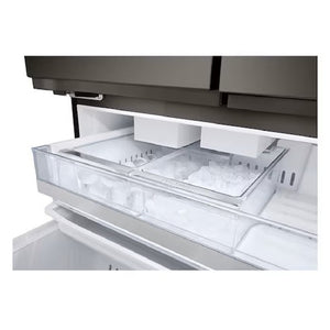 Réfrigérateur porte française à profondeur de comptoir 36 po, 26 pi³ Inox avec Wi-Fi et distributeur d'eau