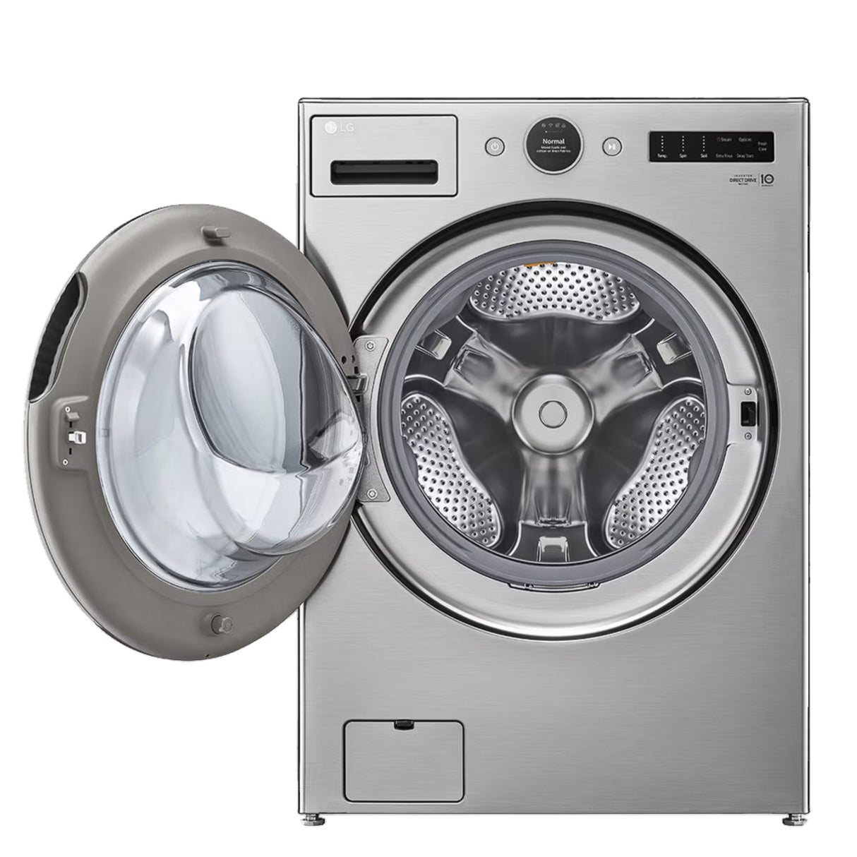 Laveuse à chargement frontale 5,2 pi³ plus rapide, acier graphite