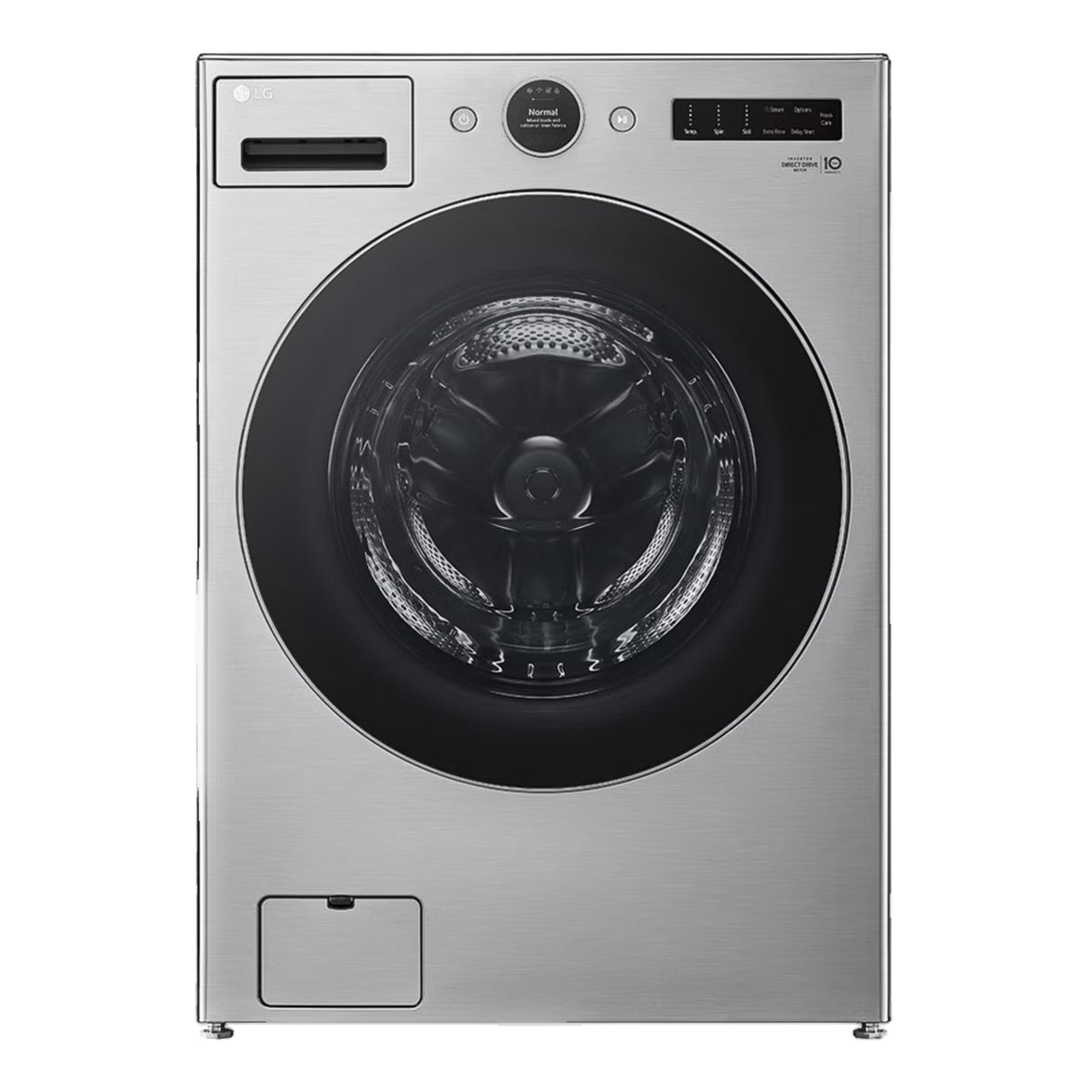Laveuse à chargement frontale 5,2 pi³ plus rapide, acier graphite