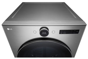 Sécheuse au gaz 27 po, 7,3 pi³ Inox avec Wi-Fi & TurboSteam®