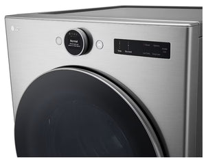 Sécheuse au gaz 27 po, 7,3 pi³ Inox avec Wi-Fi & TurboSteam®