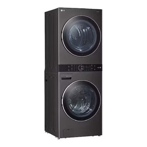 Tour de lavage au gaz 5,2 pi³ / 7,4 pi³ Inox noir avec TurboWash™ et TurboSteam™