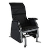 Chaise berçante autobloquante en tissu avec une structure en aluminium - Luxe
