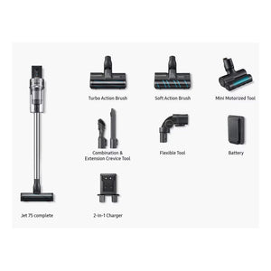Aspirateur Jet75 complet - Brosse à action Turbo