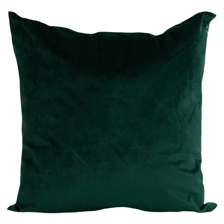 Coussin 18 x 18 po en velours imprimé d'oiseaux tropicaux - Lima
