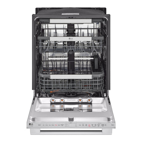 Lave-vaisselle intelligent encastrable 24 po. 40 dBA Inox avec QuadWash™ Pro & TrueSteam™