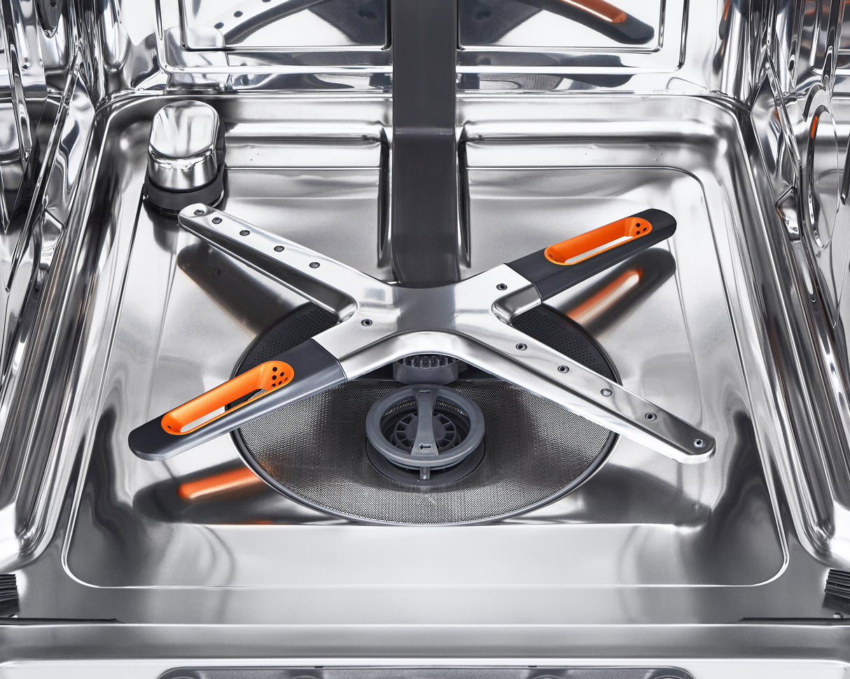 Lave-vaisselle intelligent encastrable 24 po. 40 dBA Inox avec QuadWash™ Pro & TrueSteam™