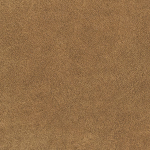 Sofa condo aspect cuir brun caramel avec coussins - Telora