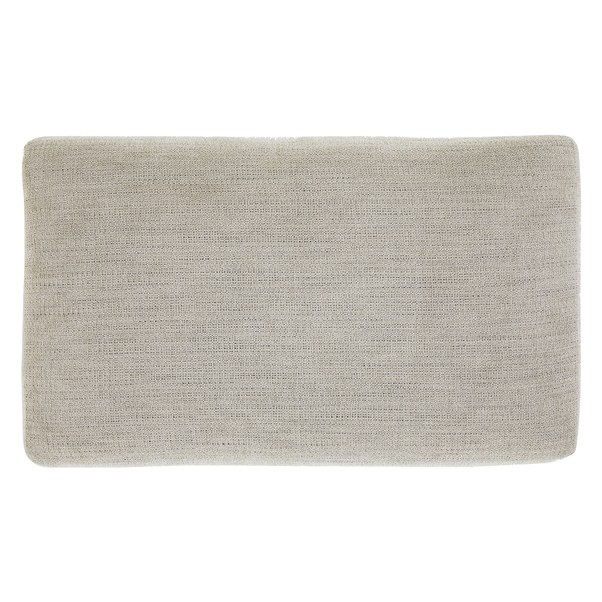 Ottoman en tissu beige pâle - Vayna