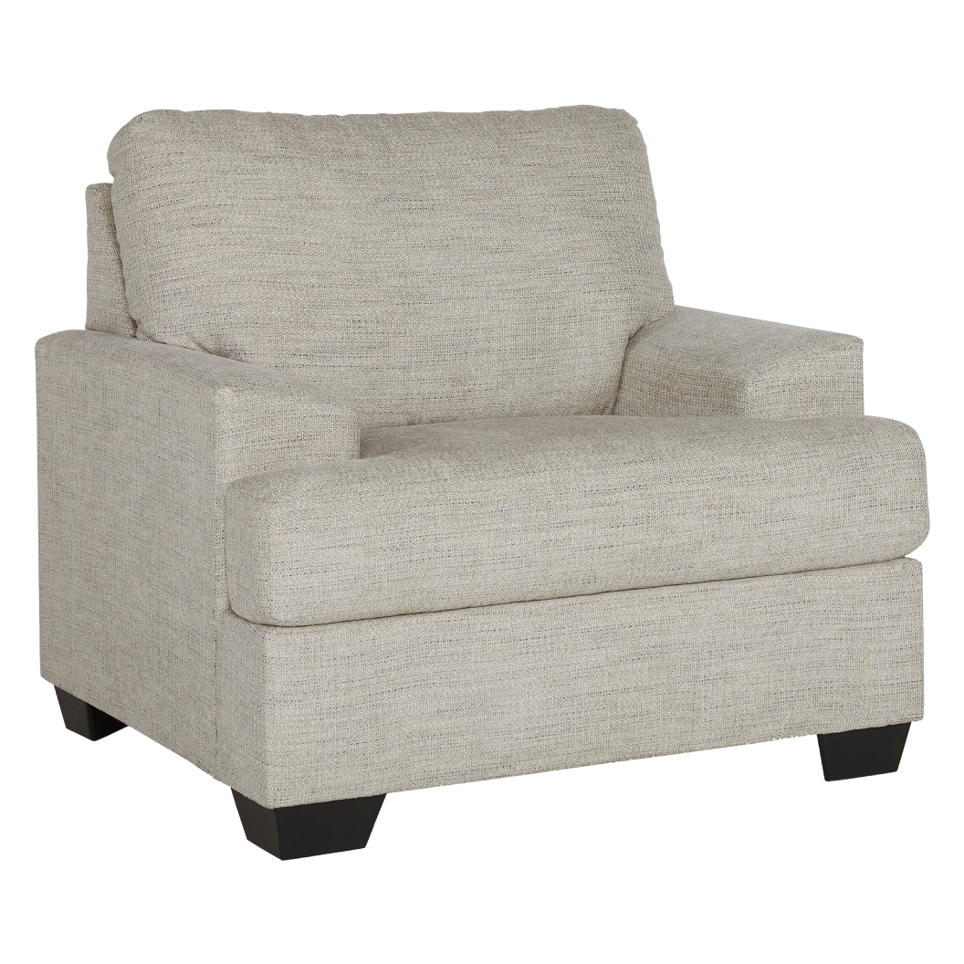Fauteuil en tissu gris pâle - Vayda