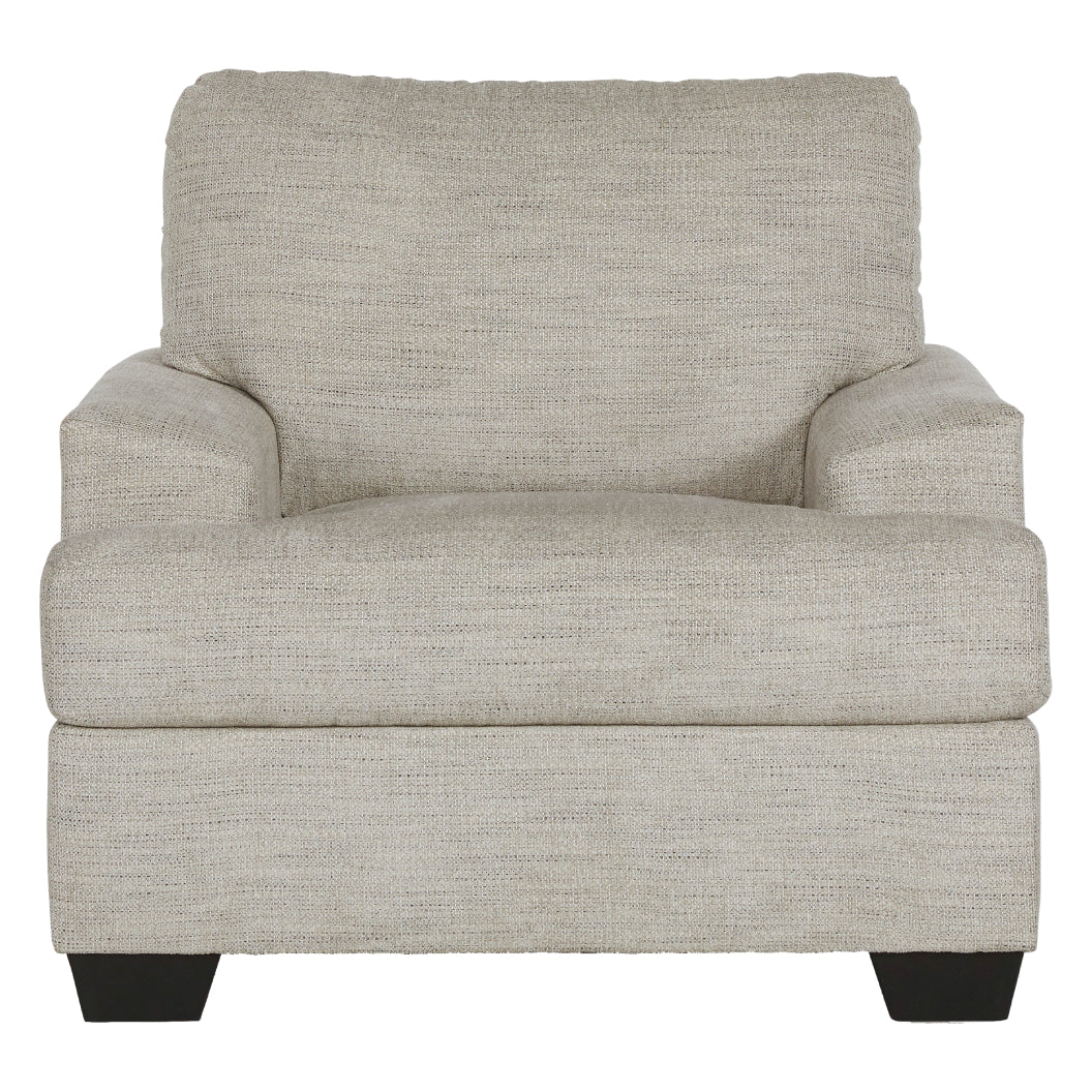 Fauteuil en tissu gris pâle - Vayda