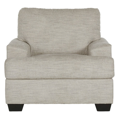 Fauteuil en tissu gris pâle - Vayda