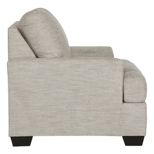 Fauteuil en tissu gris pâle - Vayda