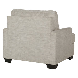 Fauteuil en tissu gris pâle - Vayda