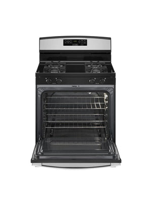 Cuisinière au gaz autoportante 30 po. 5,0 pi³ Inox