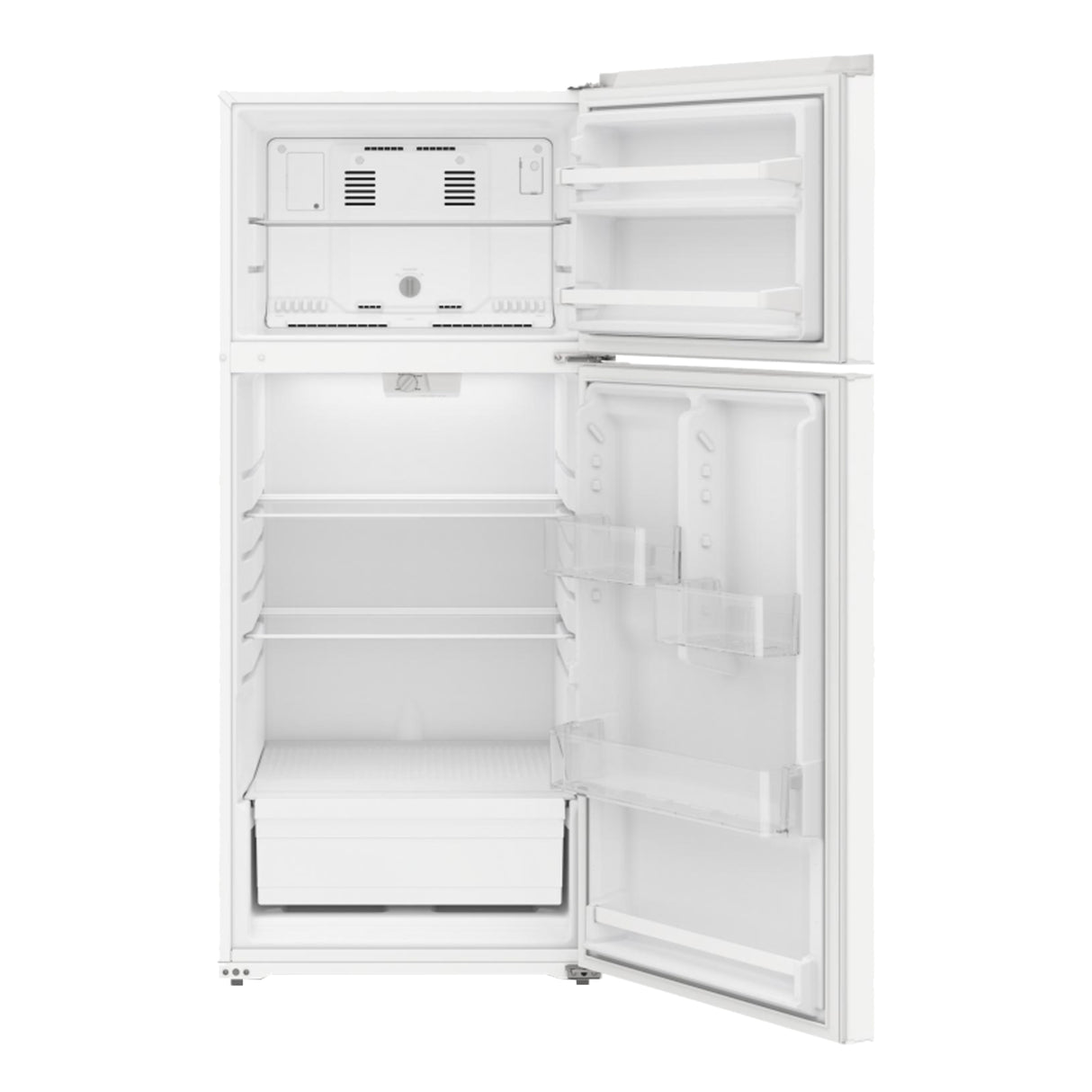 Réfrigérateur congélateur haut Blanc 28po