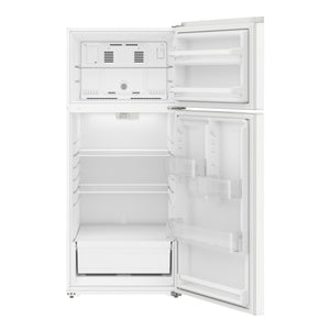 Réfrigérateur congélateur haut Blanc 28po