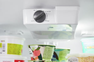 Réfrigérateur congélateur haut Blanc 28po