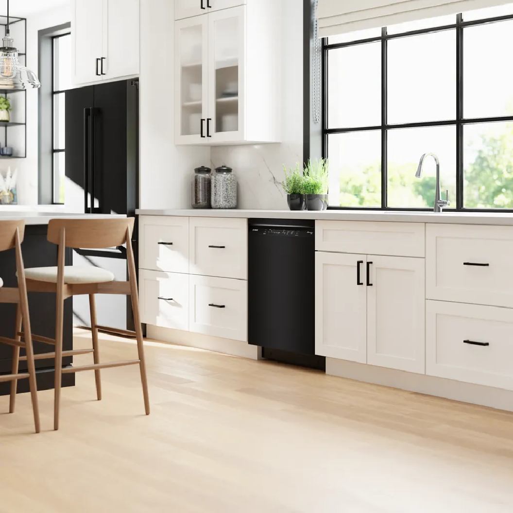 Lave-vaisselle encastrable 24 po, 46 dBA Noir - Série 300 avec Wi-Fi