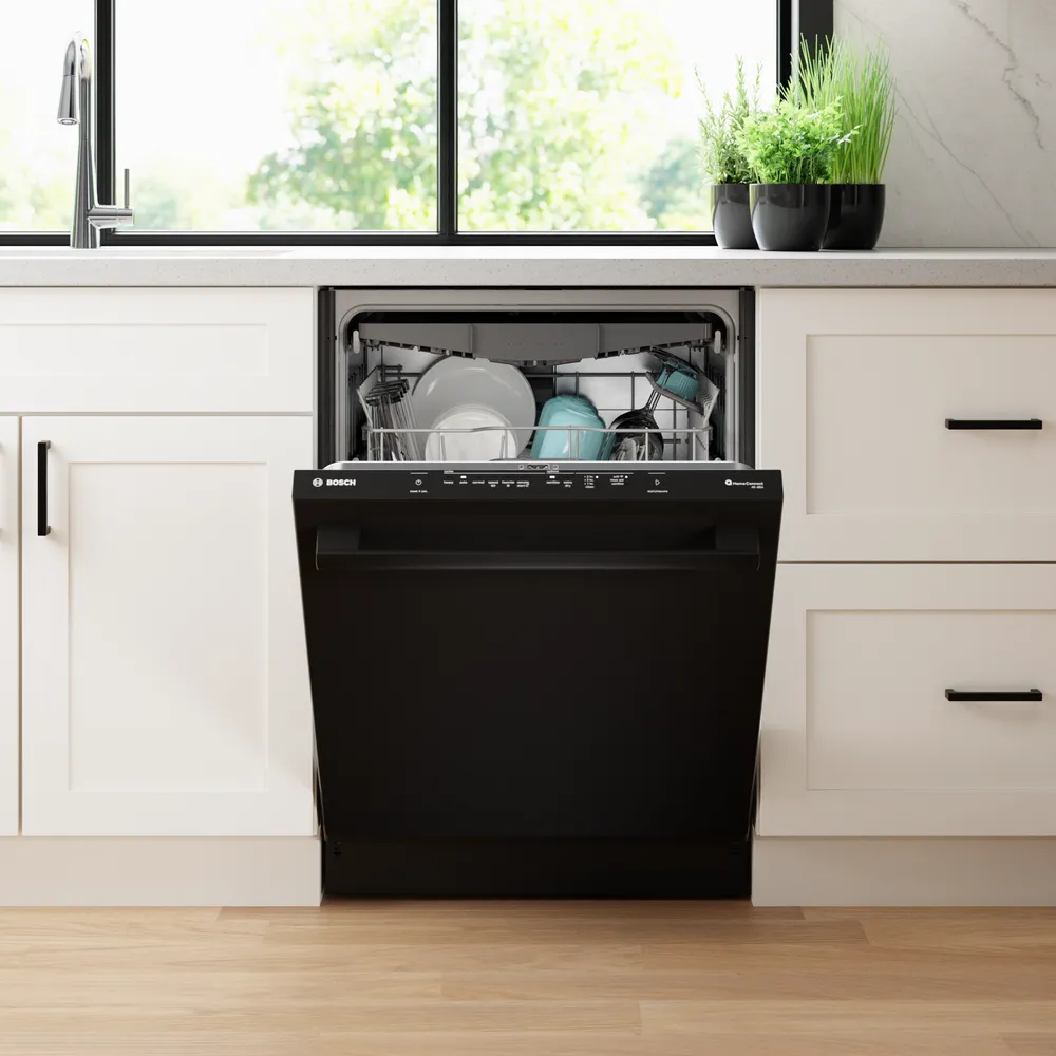 Lave-vaisselle encastrable 24 po, 46 dBA Noir 3 paniers avec PrecisionWash® et Wi-Fi - Série 100 Premium