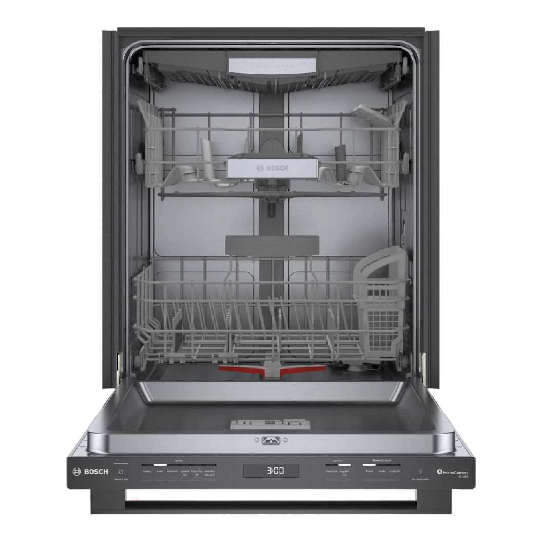 Lave-vaisselle encastrable 24 po, 42 dBA Accier brossé noir - Série 800 avec Wi-Fi