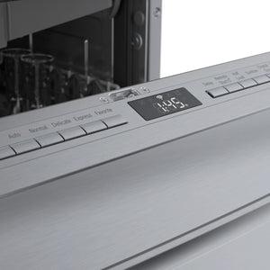 Lave-vaisselle intelligent encastrable 24 po. 42 dBA Inox - Série 800