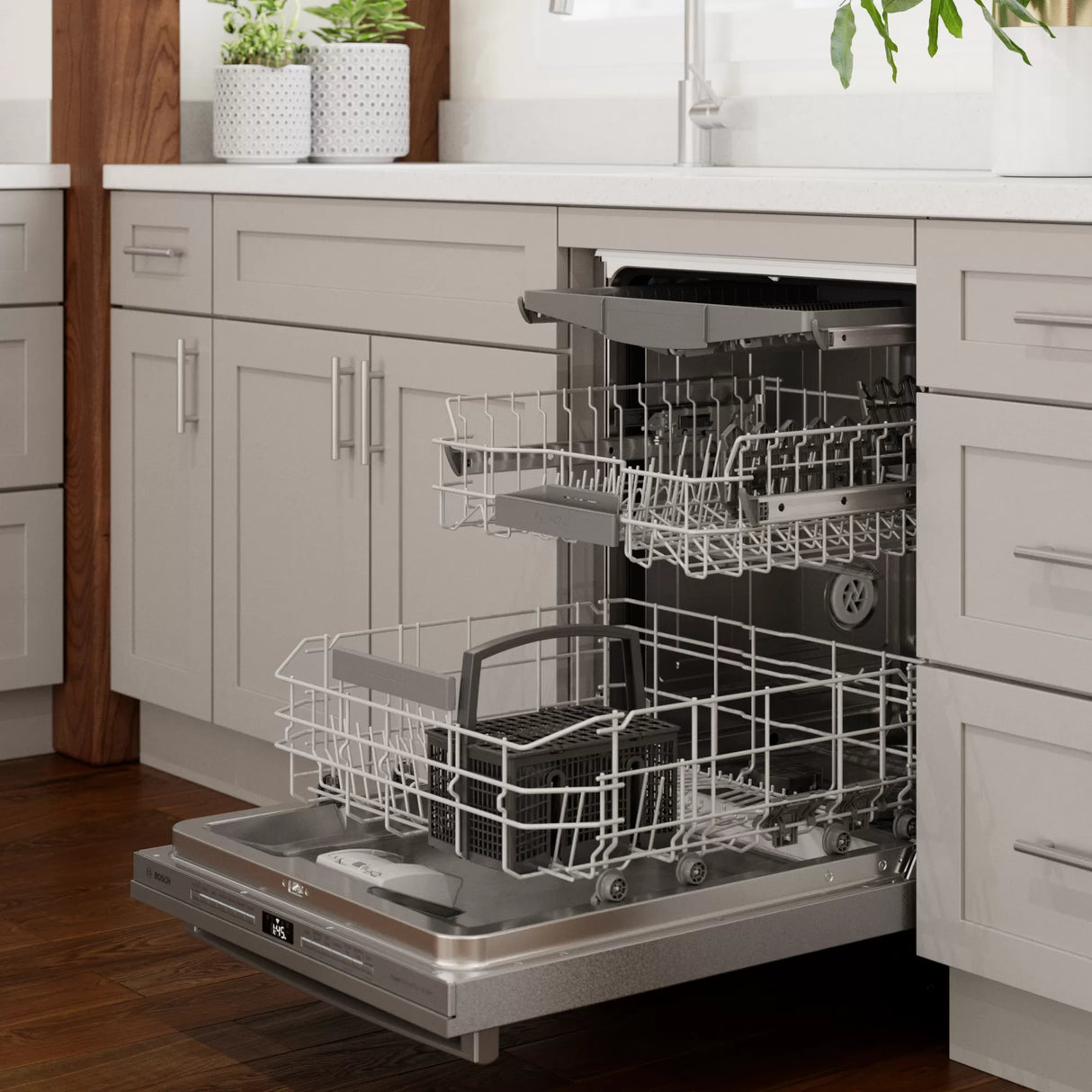 Lave-vaisselle intelligent encastrable 24 po. 42 dBA Inox - Série 800