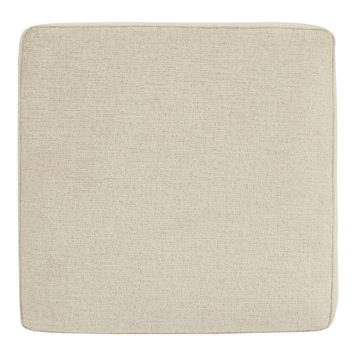 Ottoman surdimensionné Abinger en tissu beige - Abinger
