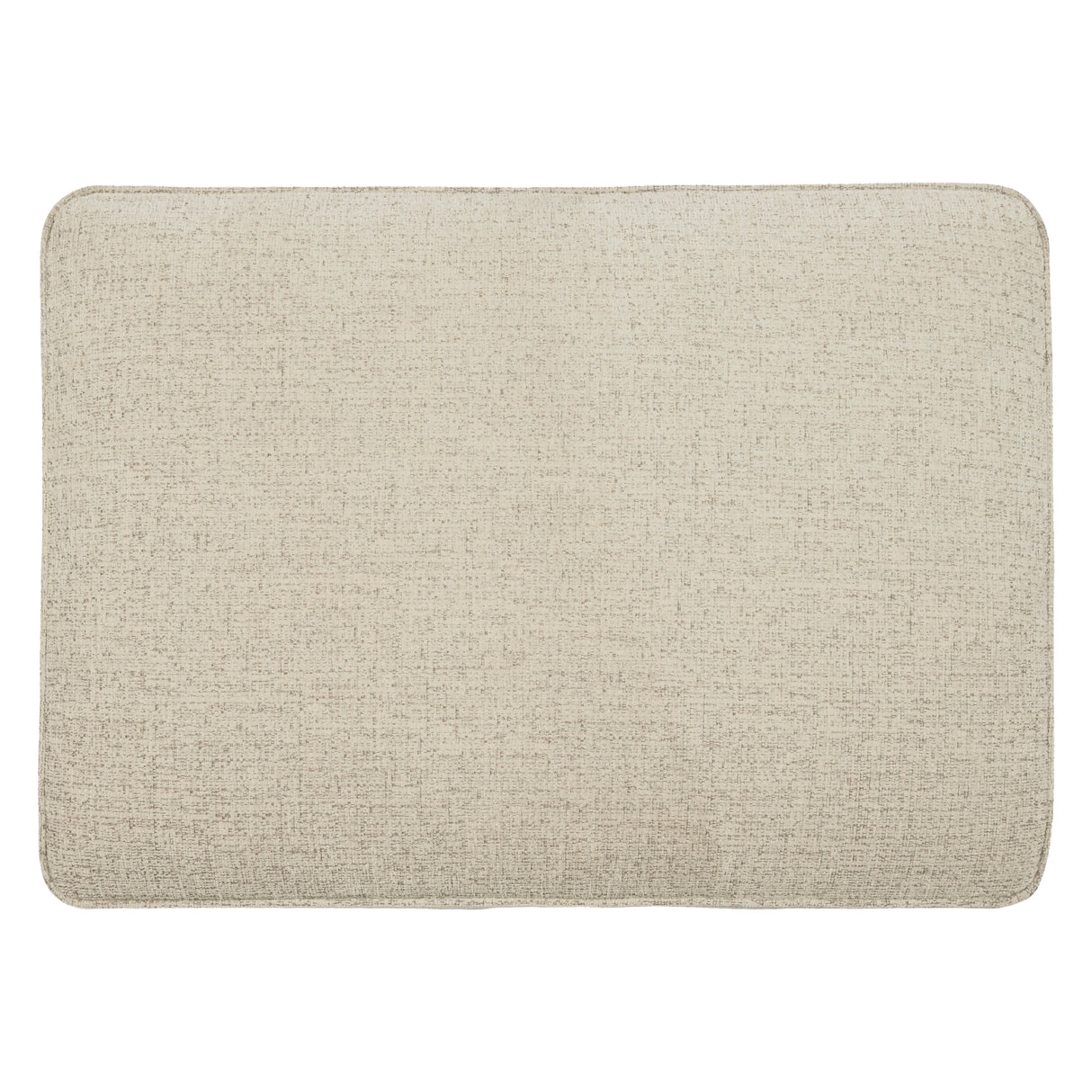 Ottoman Abinger en tissu beige naturel - Abinger
