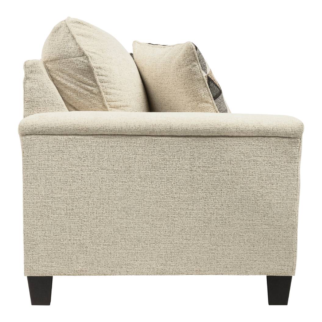 Sofa-lit queen crème tissu - Abinger