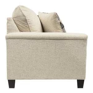 Sofa-lit queen crème tissu - Abinger