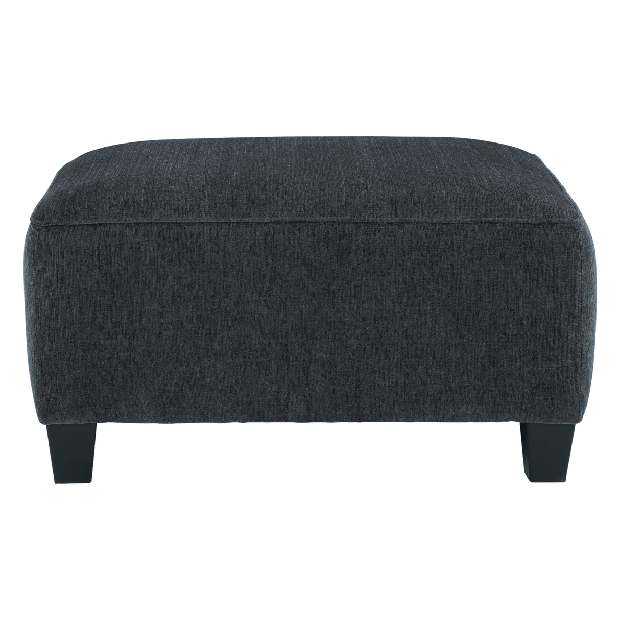 Ottoman surdimensionné Abinger en tissu gris fumé