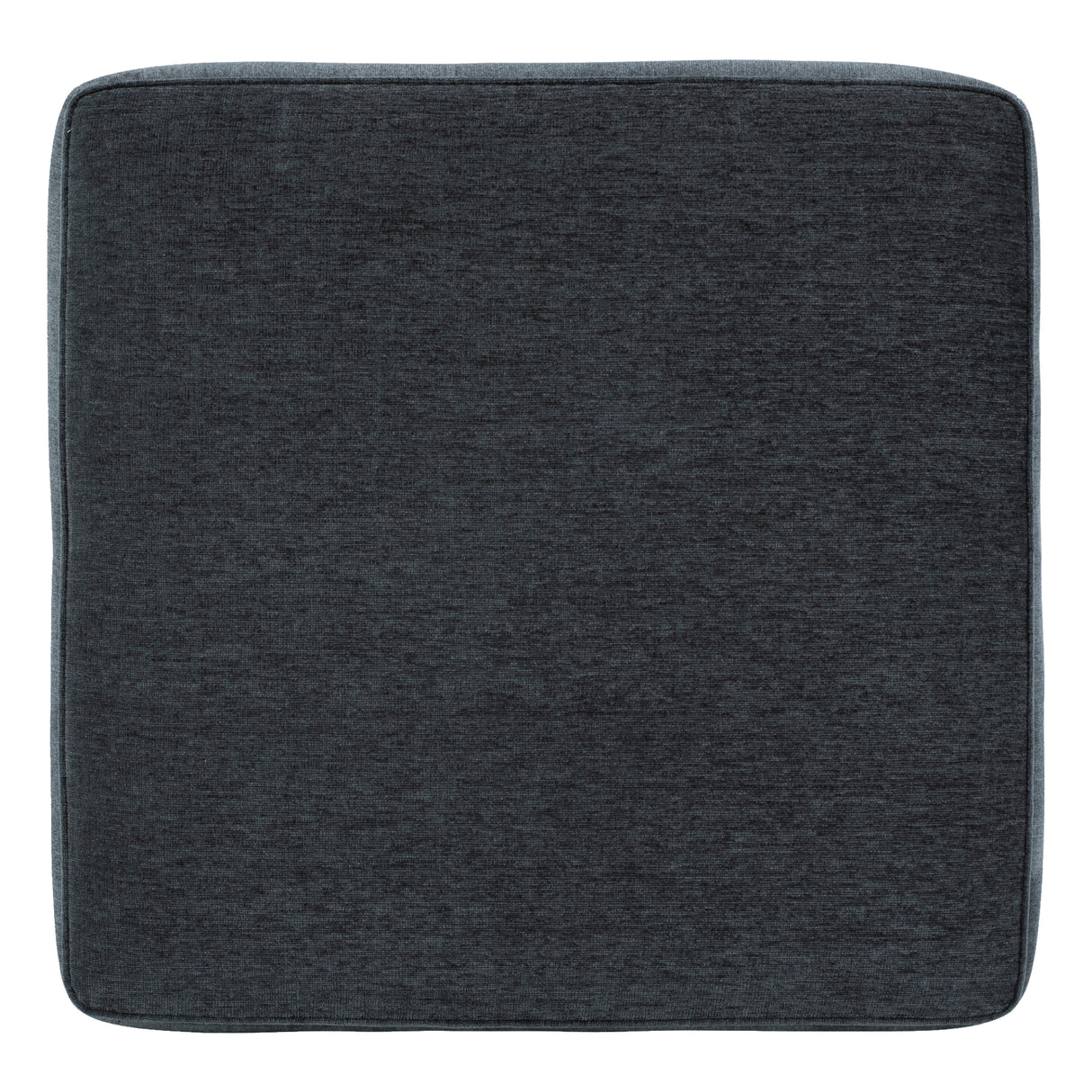Ottoman surdimensionné Abinger en tissu gris fumé