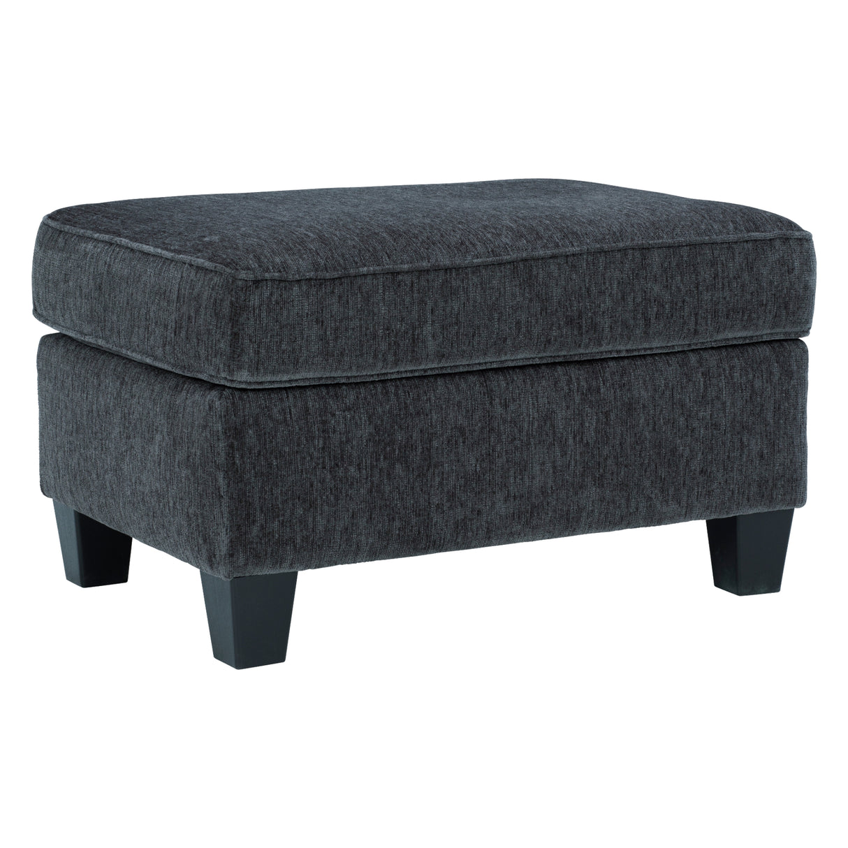 Ottoman Abinger en tissu gris fumé