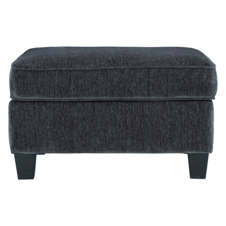 Ottoman Abinger en tissu gris fumé