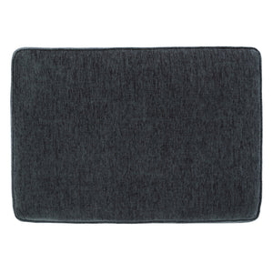 Ottoman Abinger en tissu gris fumé